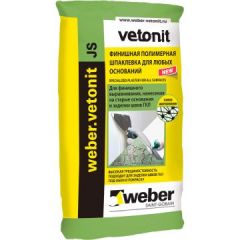 Шпатлевка полимерная Weber-Vetonit JS белый 20 кг
