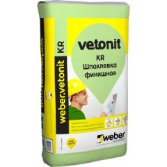 Шпатлевка полимерная Weber-Vetonit KR белый 20 кг