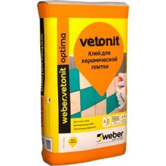 Клей для плитки Weber-Vetonit Optima 25 кг