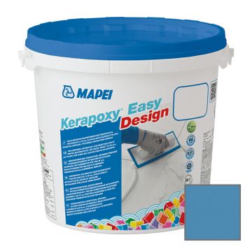 Затирка эпоксидная двухкомпонентная Mapei Kerapoxy Easy Design (Керапокси Изи Дизайн) 167 Avio (Серо-голубой) 3 кг