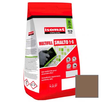 Затирка полимерцементная Isomat (Изомат) Multifill Smalto 1-8 20 Каштановая 2 кг
