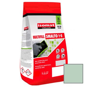 Затирка полимерцементная Isomat (Изомат) Multifill Smalto 1-8 34 Мята 2 кг