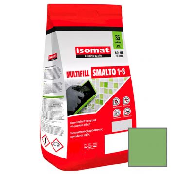Затирка полимерцементная Isomat (Изомат) Multifill Smalto 1-8 26 Зеленая 2 кг