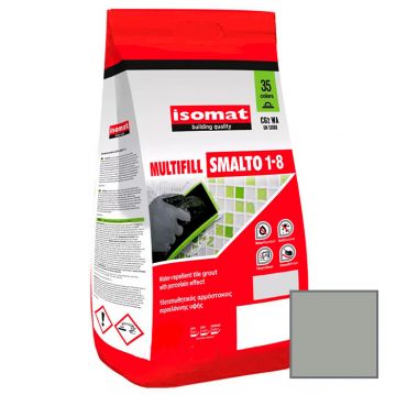 Затирка полимерцементная Isomat (Изомат) Multifill Smalto 1-8 05 Светло-серая 2 кг