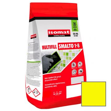 Затирка полимерцементная Isomat (Изомат) Multifill Smalto 1-8 33 Желтая 2 кг