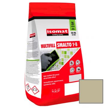 Затирка полимерцементная Isomat (Изомат) Multifill Smalto 1-8 04 Перламутрово-серая 2 кг