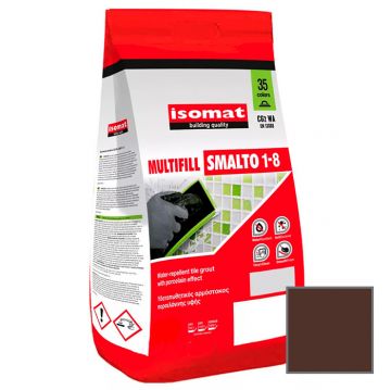 Затирка полимерцементная Isomat (Изомат) Multifill Smalto 1-8 08 Коричневая 2 кг