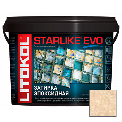 Затирка эпоксидная Litokol Starlike Evo S.208 Sabbia 5 кг