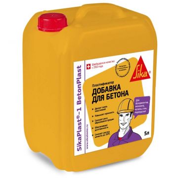 Суперпластификатор Sika SikaPlast 1 BetonPlast добавка для бетона 5 л