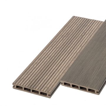 Террасная доска ДПК пустотелая двухсторонняя Woodvex (Вудвекс) Select Colorite 3000х146х22 мм Серый дым