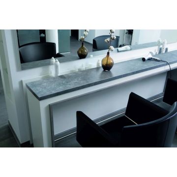 Подоконник Меллер (Moller) LD 40 Серый Топаз Матовый, ширина 600 мм, 1000 мм