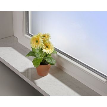 Подоконник Меллер (Moller) LD 40 Белый Агат Глянцевый, ширина 400 мм, 1000 мм