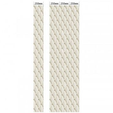 Панель ПВХ ламинированная с фотопечатью ВЕК (VEK) Скарлет декор 2700х250х9 мм