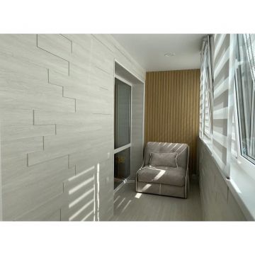 Панель стеновая МДФ Finitura Dekor 3D ламинированная, белая сосна 900 мм