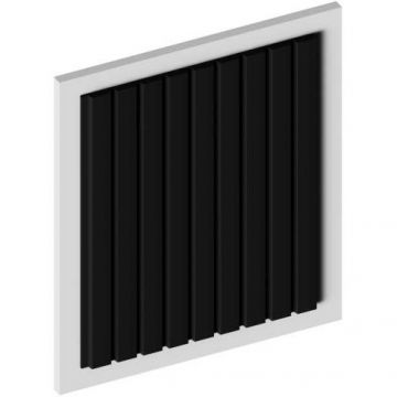 Декоративная панель HiWood (ХайВуд) 2700х120х12 мм BK (LV124)