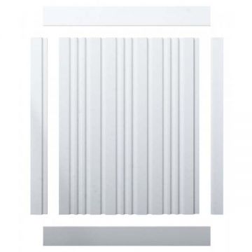 Декоративная панель HiWood (ХайВуд) 2700х120х12 мм NP Белый (LV121)