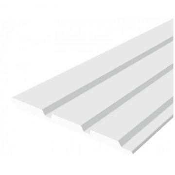 Декоративная панель HiWood (ХайВуд) 2700х120х12 мм NP Белый (LV124)