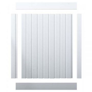 Декоративная панель HiWood (ХайВуд) 2700х120х12 мм NP Белый (LV124)