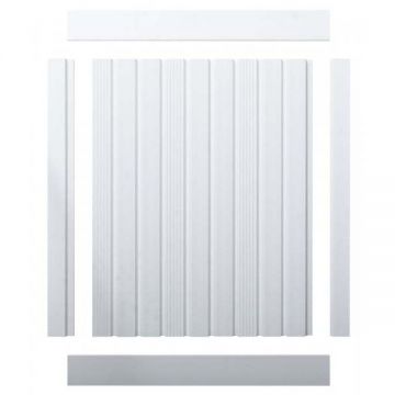 Декоративная панель HiWood (ХайВуд) 2700х120х12 мм NP Белый (LV124L)