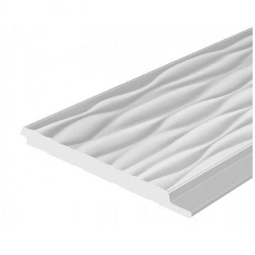 Декоративная панель HiWood (ХайВуд) 2700х120х12 мм NP Белый (LV127W)