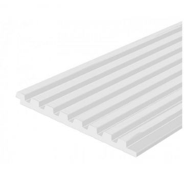 Декоративная панель HiWood (ХайВуд) 2700х120х12 мм NP Белый (LV129)