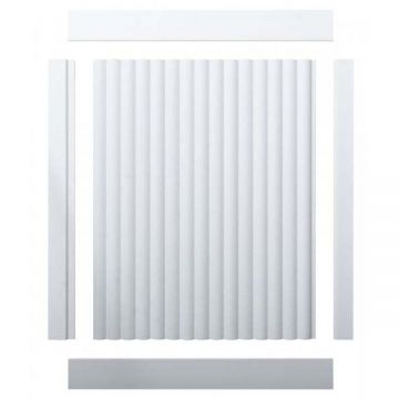 Декоративная панель HiWood (ХайВуд) 2700х120х12 мм NP Белый (LV135)