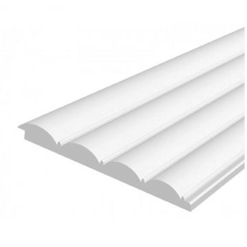 Декоративная панель HiWood (ХайВуд) 2700х120х12 мм NP Белый (LV137)