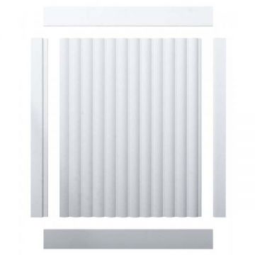 Декоративная панель HiWood (ХайВуд) 2700х120х12 мм NP Белый (LV137)