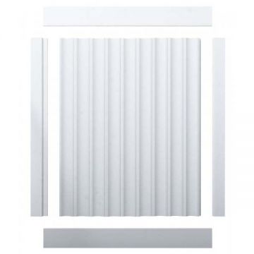 Декоративная панель HiWood (ХайВуд) 2700х120х12 мм NP Белый (LV138)