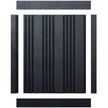 Декоративная панель HiWood (ХайВуд) 2700х120х12 мм BK114K (LV128)