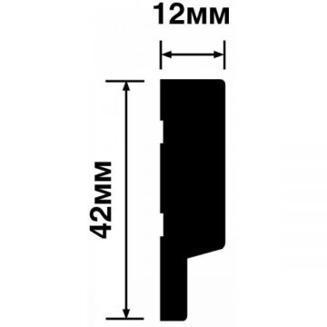 Финишный молдинг HiWood 2700х42х12 мм BR395 (LF124A) шт.