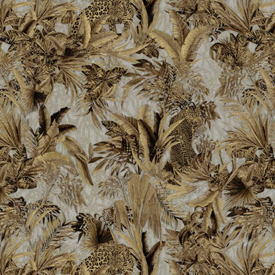 Обои виниловые Roberto Cavalli (Роберто Кавалли) 7 Джунгли золотые с коричневым 10,5х1,06 м (18002)