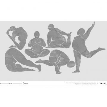 Панно Fresq (Фреск) Classic 2,9х9,5 м (BUDDA) м2
