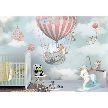 Обои виниловые на флизелине Design Studio 3D (Дизайн Студио 3Д) Детские Воздушная фантазия на облаках Песок (NKID-010)