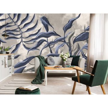 Обои виниловые на флизелине Design Studio 3D (Дизайн Студио 3Д) Avangard Переплетающиеся ветви не свелом Песок (AVG-003)