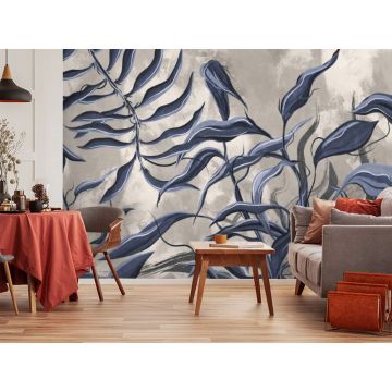 Обои виниловые на флизелине Design Studio 3D (Дизайн Студио 3Д) Avangard Переплетающиеся ветви не свелом Канвас (AVG-003)