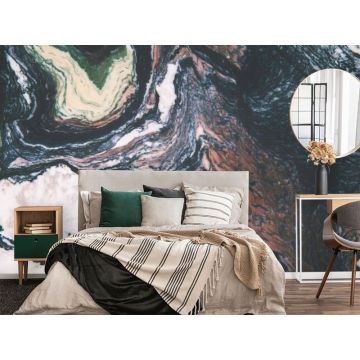 Обои виниловые на флизелине Design Studio 3D (Дизайн Студио 3Д) Каменная красота Камень в разрезе Бесшовная Фреска Ultra (KK-038)