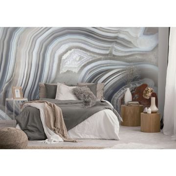 Обои виниловые на флизелине Design Studio 3D (Дизайн Студио 3Д) Каменная красота Каменные линии Канвас (KK-042)