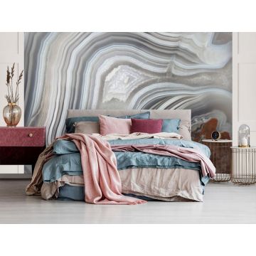 Обои виниловые на флизелине Design Studio 3D (Дизайн Студио 3Д) Каменная красота Каменные линии Бесшовная Фреска Гранд (KK-042)