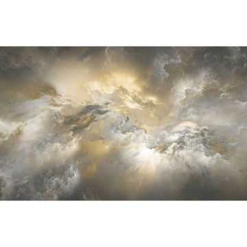 Обои виниловые на флизелине Design Studio 3D (Дизайн Студио 3Д) Каменная красота Роскошный камень в бежевых тонах Бесшовная Фреска Гранд (KK-044)