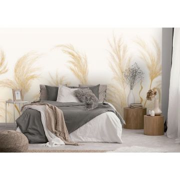 Обои виниловые на флизелине Design Studio 3D (Дизайн Студио 3Д) Нежность Колоски Бесшовная Фреска Гранд (NJ-021)