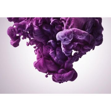 Обои виниловые на флизелине Design Studio 3D (Дизайн Студио 3Д) Флюидная дымка Спускающаяся фиолетовая дымка Канвас (FLD-003)