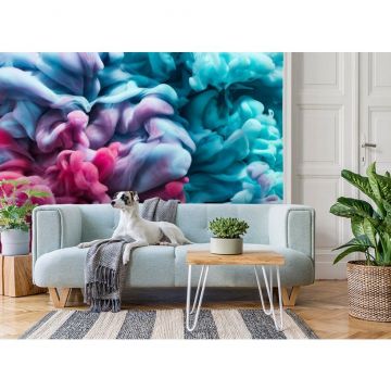 Обои виниловые на флизелине Design Studio 3D (Дизайн Студио 3Д) Флюидная дымка Взрыв эмоций Песок (FLD-005)