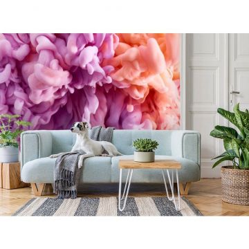 Обои виниловые на флизелине Design Studio 3D (Дизайн Студио 3Д) Флюидная дымка Поглащающая дымка Бесшовная Фреска Classic (FLD-007)