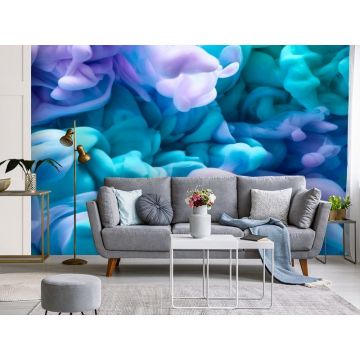 Обои виниловые на флизелине Design Studio 3D (Дизайн Студио 3Д) Флюидная дымка Смешивание дымки Бесшовная Фреска Гранд (FLD-009)