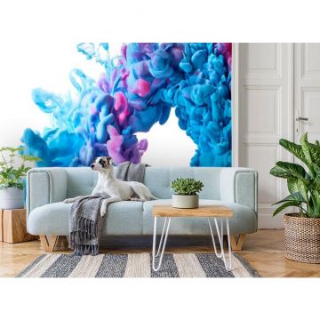 Обои виниловые на флизелине Design Studio 3D (Дизайн Студио 3Д) Флюидная дымка Дымка умиротворения Бесшовная Фреска Ultra (FLD-015)