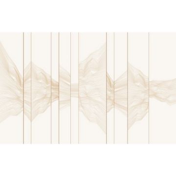 Обои виниловые на флизелине Design Studio 3D (Дизайн Студио 3Д) Line Style Безупречная геометрия Песок (LST-026)