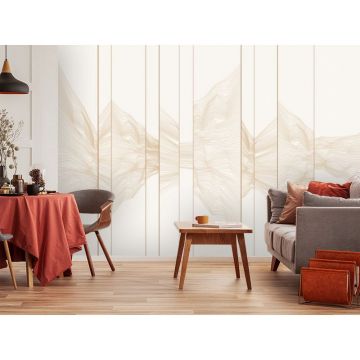 Обои виниловые на флизелине Design Studio 3D (Дизайн Студио 3Д) Line Style Безупречная геометрия Песок (LST-026)