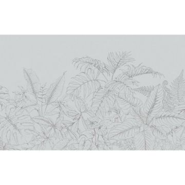 Обои виниловые на флизелине Design Studio 3D (Дизайн Студио 3Д) Line Style Тропические линии на светлом Песок (LST-035)