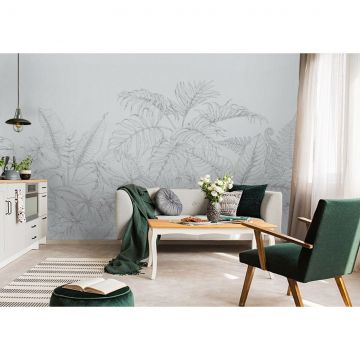 Обои виниловые на флизелине Design Studio 3D (Дизайн Студио 3Д) Line Style Тропические линии на светлом Песок (LST-035)